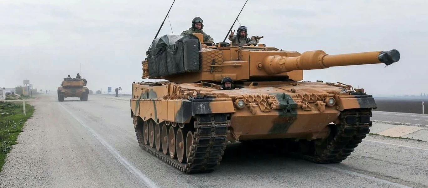 Νέες δυνάμεις στέλνει η Τουρκία στη βόρεια Συρία: Άρματα μάχης και τεθωρακισμένα